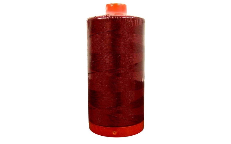 عبوتان - Aurifil 50WT - عنابي (1103) صلب - خيط قطني ماكو - 1422 ياردة لكل منهما